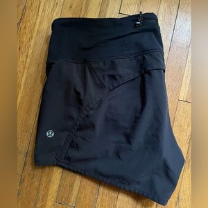 Black Lululemon shorts
